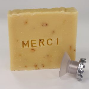 duo savon naturel personnalisé et porte savon magnétique français Bulles de Breizh Morbihan Bretagne