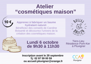 Atelier Cosmétique Maison Pluvigner